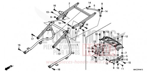 APPUI BAGAGES GL1800J de 2018